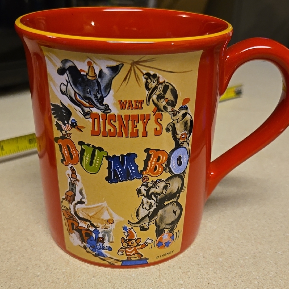 Disney Store Dumbo Red coffee tea Mug